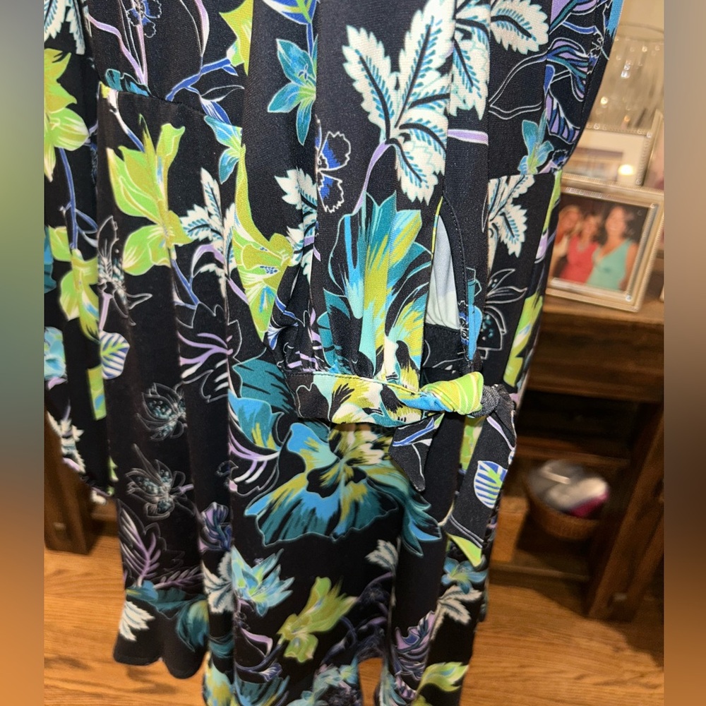 Beautiful Hale Bob Tie neck shift dress - L - Picture 2 of 5